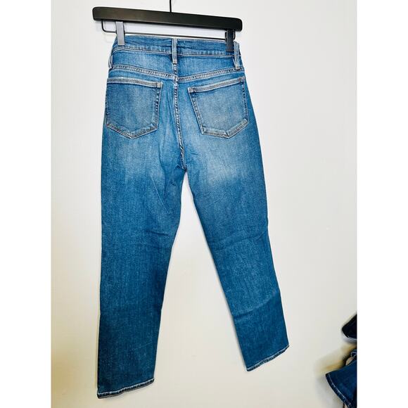 FRAME DENIM Dark Wash Le Nouveau Straight Jessie Jean Size 25 - Picture 8 of 8